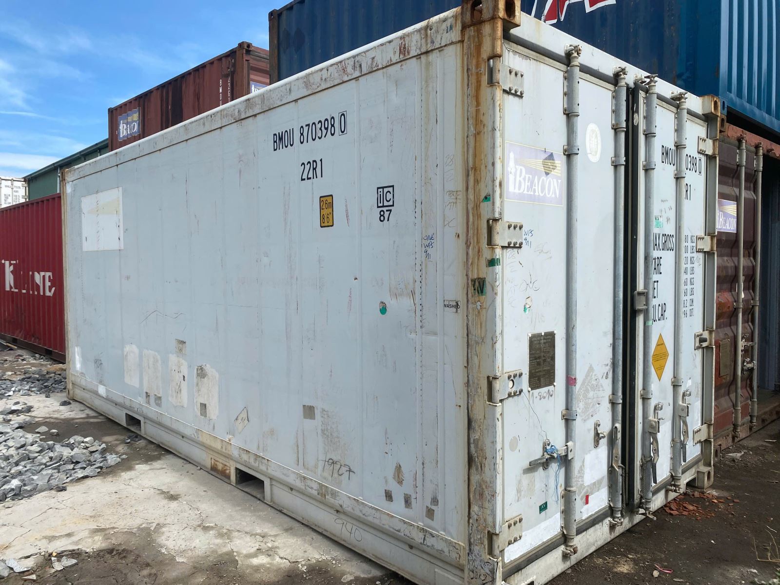 Thuê container lạnh 20 feet tại Bình Dương