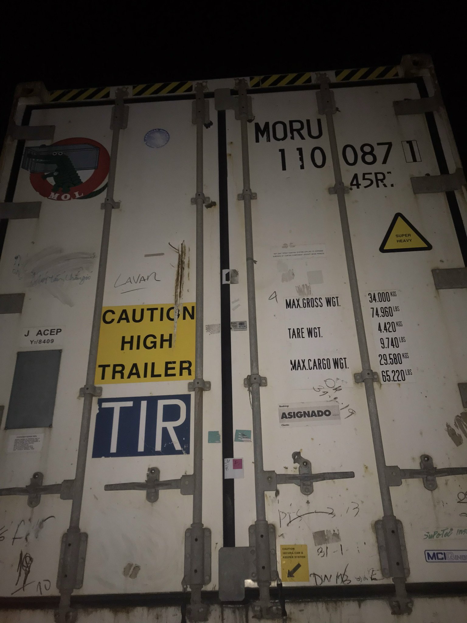 CONTAINER LẠNH 40RH: MORU 1100871