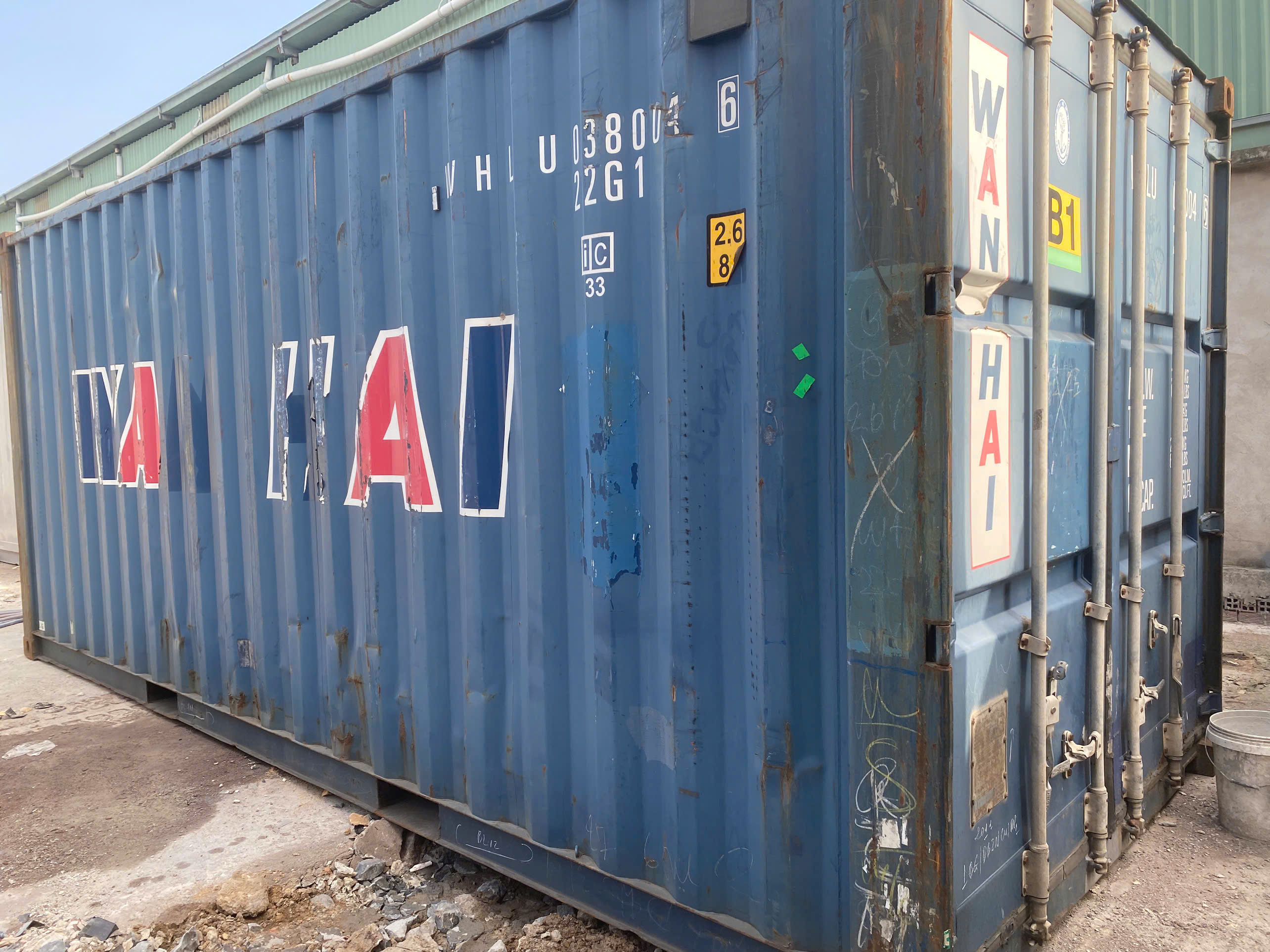 Container kho 20 feet đã qua sử dụng nhưng còn rất mới