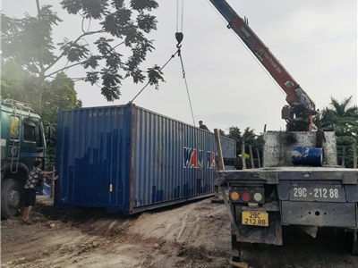 GIAO CONTAINER KHO 40FT CHO KHÁCH HÀNG TẠI TP.HCM