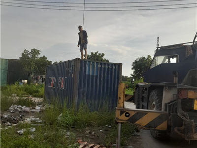 BÀN GIAO CONTAINER KHO 20FT CHO KHÁCH HÀNG TẠI TP.HCM